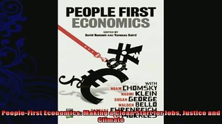 book online   PeopleFirst Economics Making a Clean Start for Jobs Justice and Climate