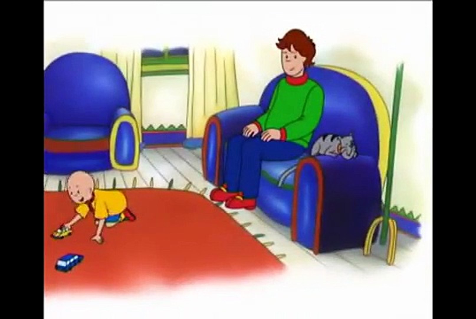 çizgi film - Caillou - elektrik kesintisi