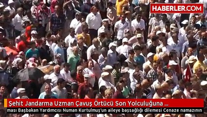 Şehit Jandarma Uzman Çavuş Örtücü Son Yolculuğuna Uğurlandı (3)