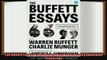 different   The Buffett Essays Symposium A 20th Anniversary Annotated Transcript