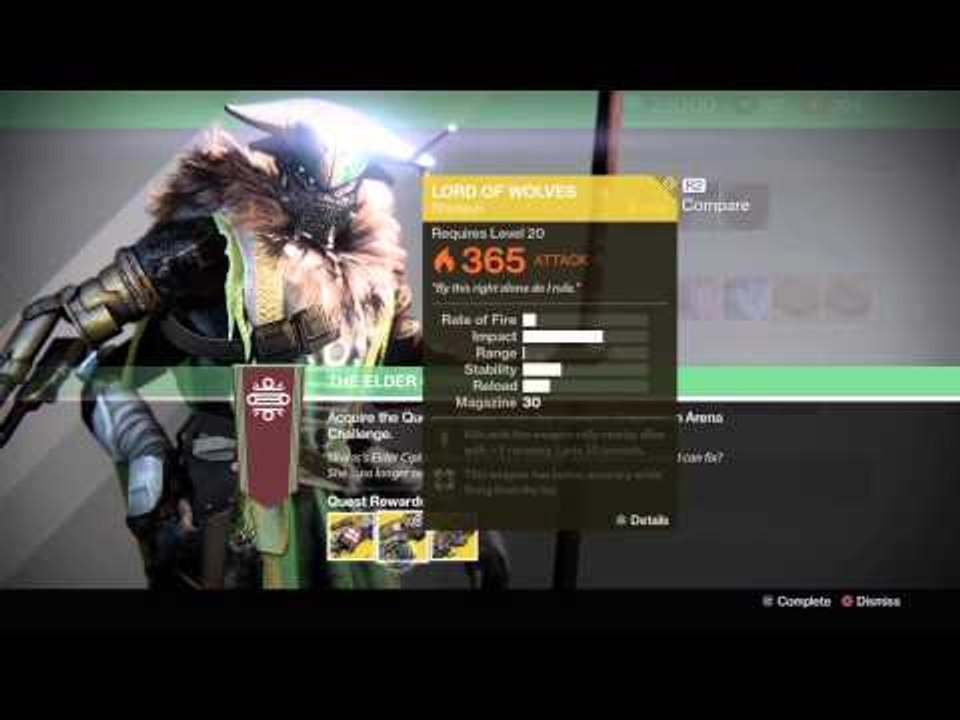 Exotic Bounty!! (The Elders Cipher) My first ever Exotic Bounty!!!