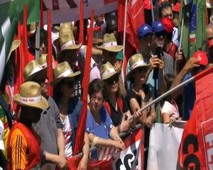 BASTA AL CAPORALATO BARI 26-6-2016