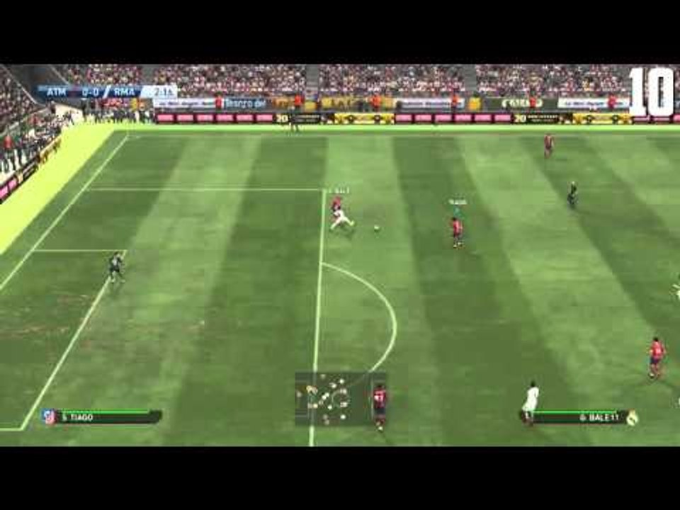 اجمل هدف تكتيكي على البيس 2016 ريال مدريد ضد ات...