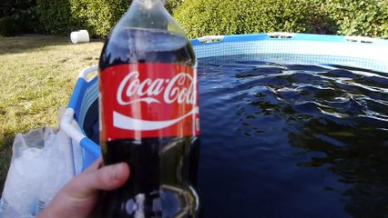 Swimming in a Pool with 1500 gallon Coca Cola!