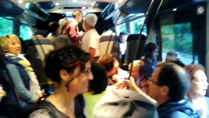 Premier  train entre Oloron et Bedous ce dimanche 26 Juin