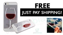 Buy Red Wine Glass iPhone Case for 4 4S 5 5S 5SE 6 6S 6 Plus 6S Plus FREE - Reviews