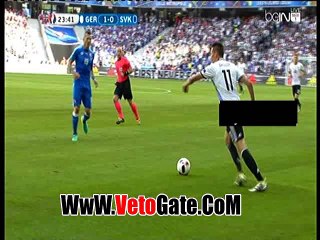 "اوزيل" يواصل اهدر الفرص لـ المانيا امام سلوفاكيا