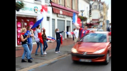 Chauny en fête après la victoire des Bleus contre l'Irlande