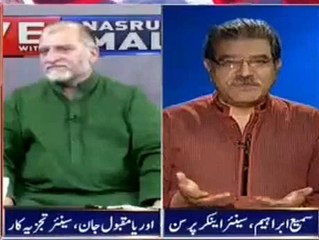 Orya Maqbool Jan Caught Doing Immoral Activity In Live Show, Exclusive Video