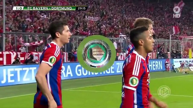 Robert Lewandowski Goal vs Borussia Dortmund - FC Bayern vs Borussia Dortmund 1