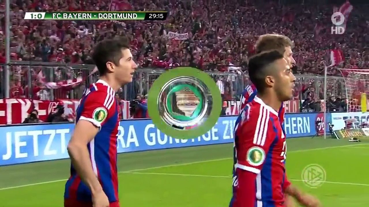Robert Lewandowski Goal vs Borussia Dortmund - FC Bayern vs Borussia Dortmund 1