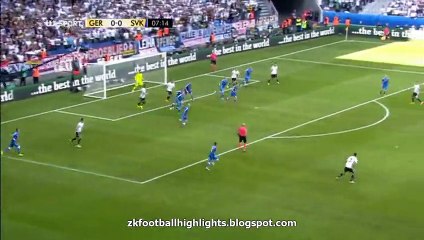 Gooooal Jerome Boateng Germany 1-0 Slovakia - 26-06-2016