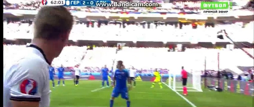 3-0 Goaaal Draxler - Germany 3-0 Slovakia - 26-06-2016