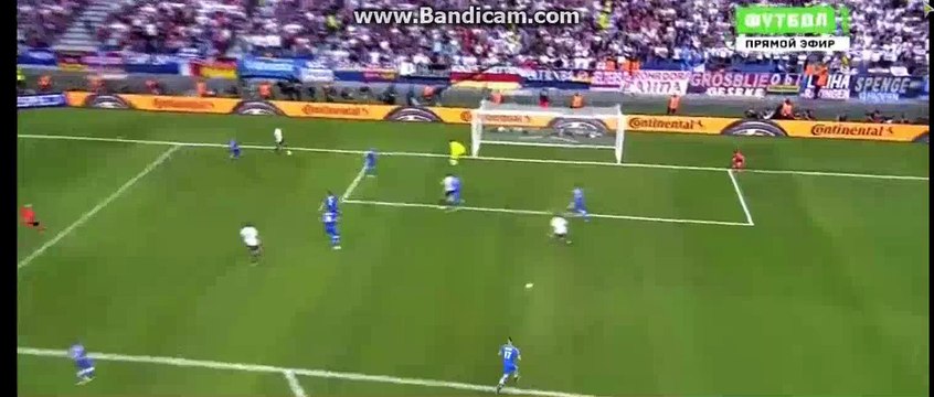 Mario Gomez Voley Goal - Germany 2-0 Slovakia - 26.06.2016