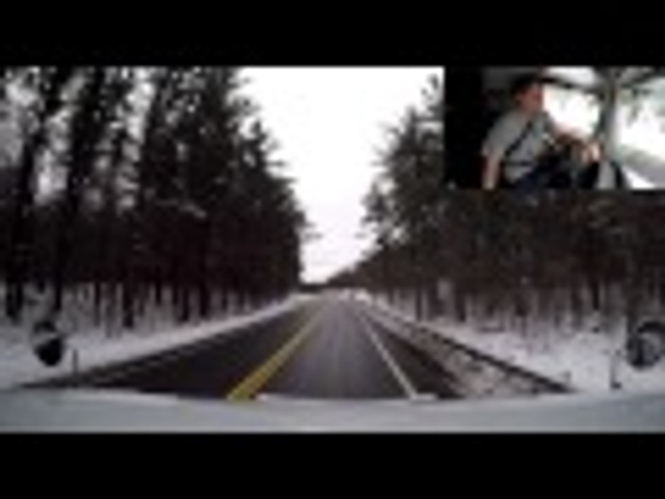 Trucker Rudi 02/09/16 I was spinning out going up the hill