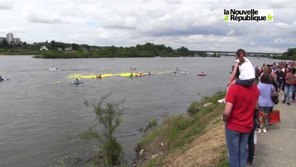 VIDEO (41) : 11.500 canards lâchés en Loire à Blois