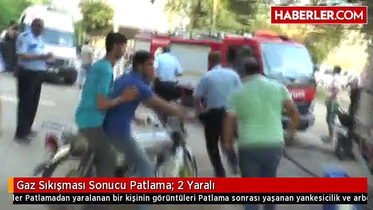 Gaz Sıkışması Sonucu Patlama: 2 Yaralı