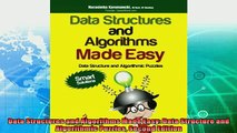 there is  Data Structures and Algorithms Made Easy Data Structure and Algorithmic Puzzles Second