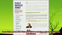 there is  Post Office Jobs The Ultimate 473 Postal Exam Study Guide and Job FInder