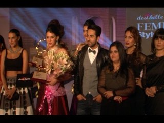Ayushman Khuran & Huma Khureshi at Finale of Femina Style Diva 2014