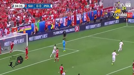 ضربات الجزاء بولندا وسويسرا 5-4 [الاهداف 1-1 + ركلات الترجيح] يورو 2016 بفرنسا [25-6-2016] HD