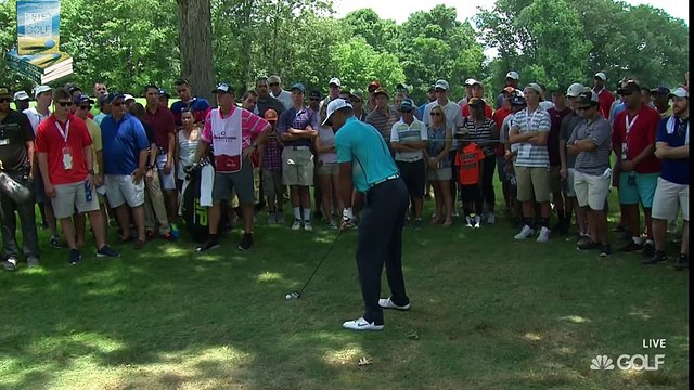 Tiger Woods' Beautiful Golf Shots 2015 Quicken Loans PGA Tour