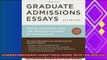 behold  Graduate Admissions Essays Fourth Edition Write Your Way into the Graduate School of Your