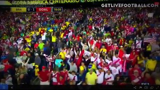 Brasil vs Peru 0-1 Gol Raúl Ruidíaz Copa America Centenario 2016