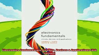 book online   Electronics Fundamentals Circuits Devices  Applications 8th Edition