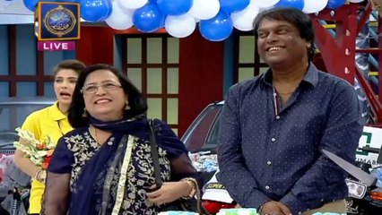 Fahad Mustafa’s surprise birthday in Jeeto Pakistan 26th June 2016