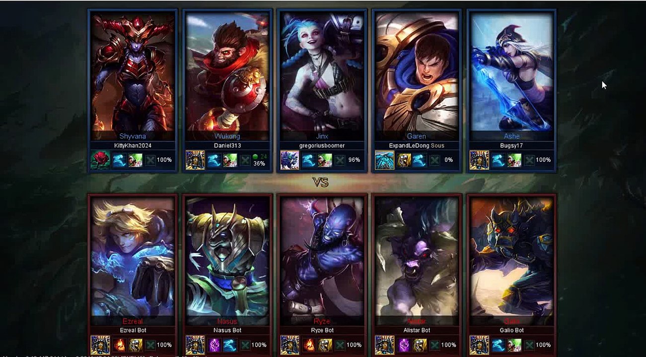 League of Legends PVP Gameplay