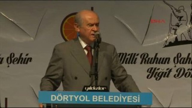 Hatay Devlet Bahçeli Dörtyol'da İftara Katıldı