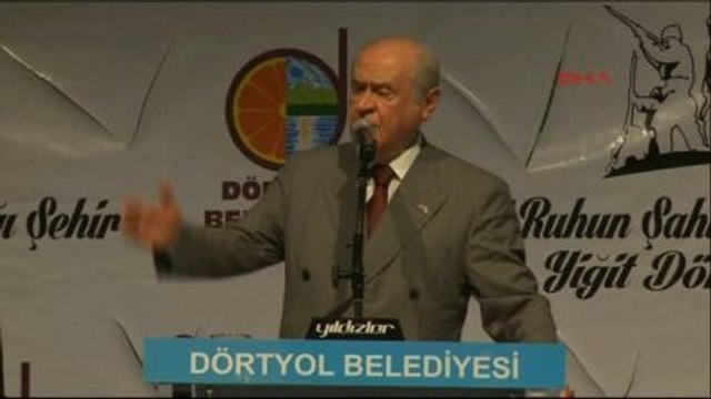 Hatay Devlet Bahçeli Dörtyol'da İftara Katıldı