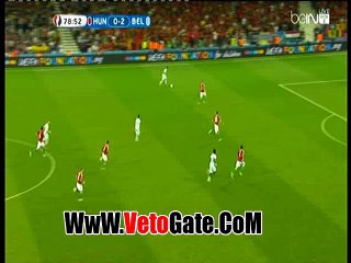 "ايدين هازارد"يتقدم بالهدف الثالث لـ بلجيكا فى المجر