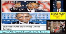 Saudi Arabia Funds ISIS and Hillary Clinton’s Campaign !