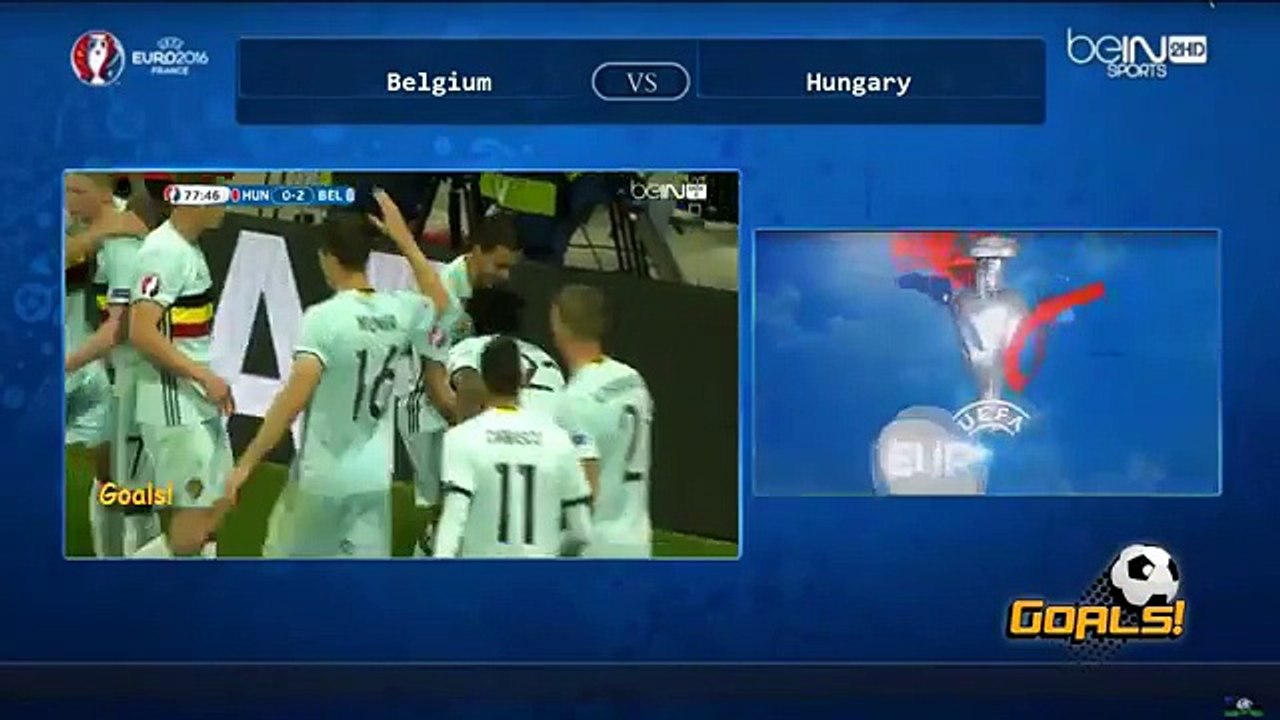 اهداف مباراة بلجيكا 4-0 المجر كاملة [2016-06-26] يورو 2016 [محمد بركات] HD