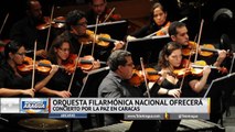 Orquesta filarmónica Nacional ofrecerá concierto por la paz en Caracas