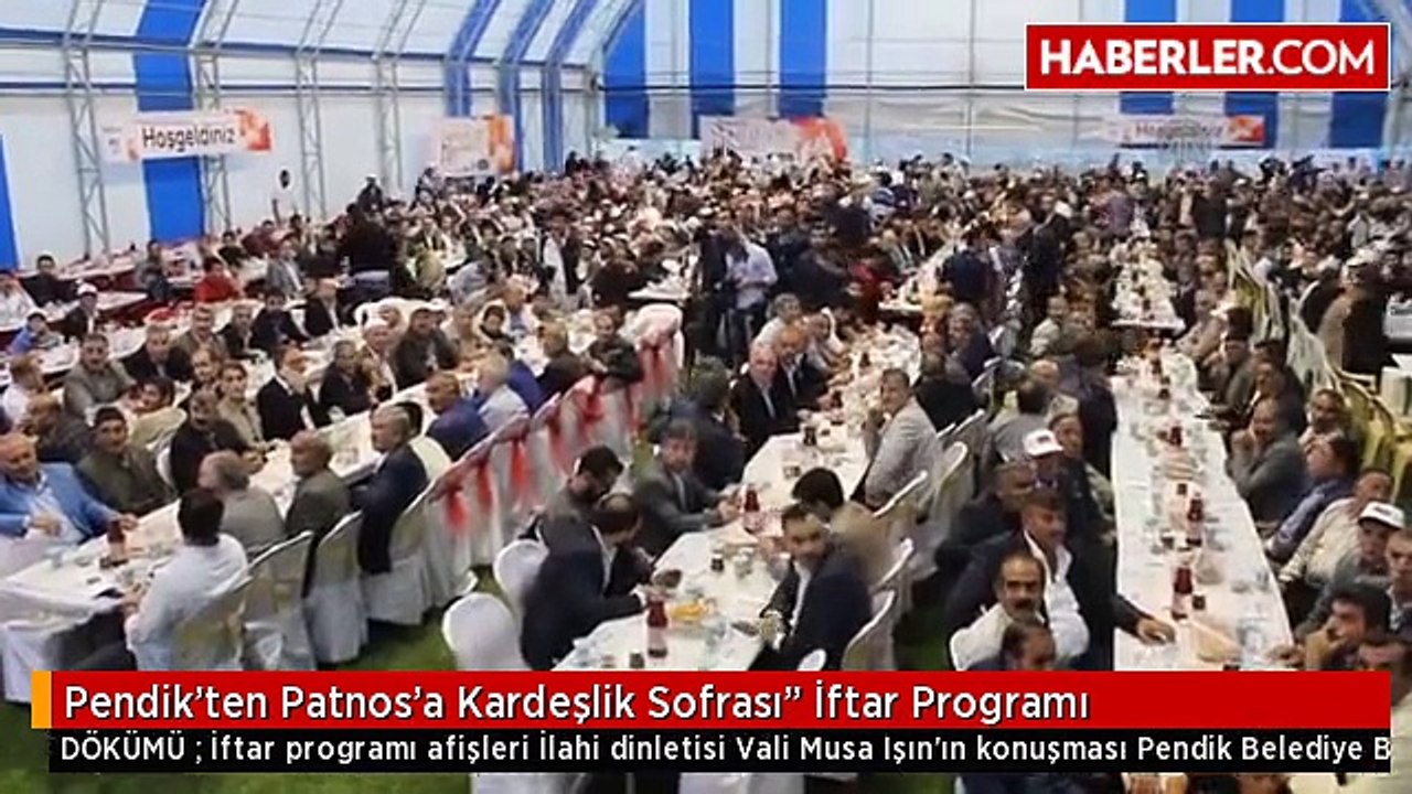 Pendik'ten Patnos'a Kardeşlik Sofrası" İftar Pr...