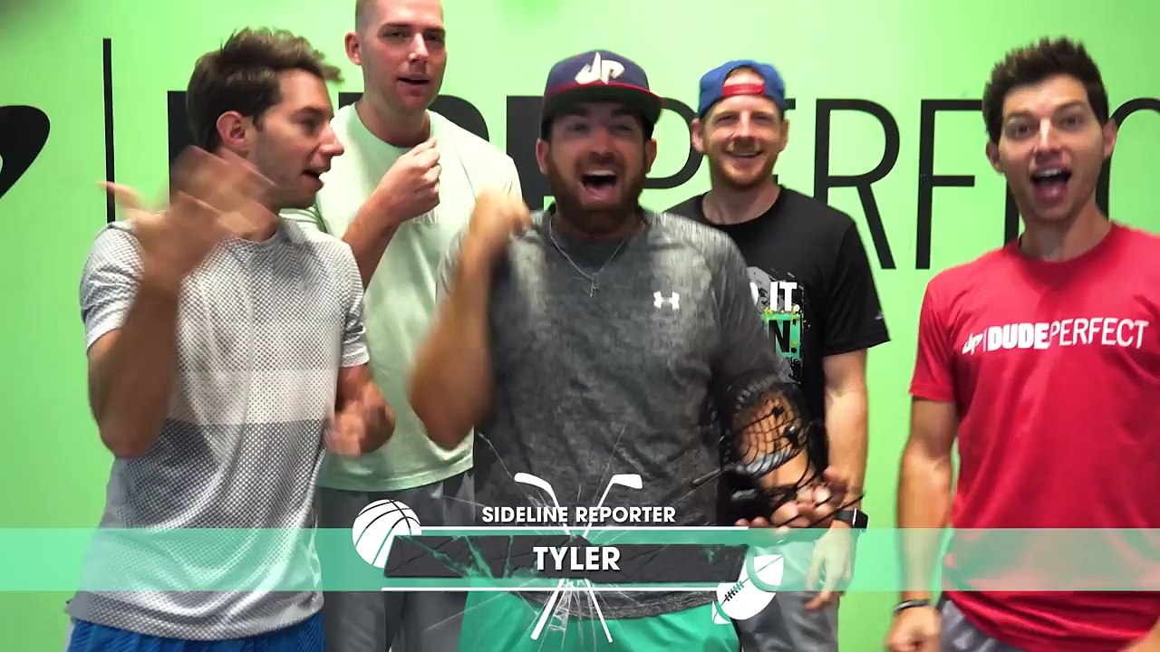 Dude Perfect Roller Skating Tennis | FACEOFF