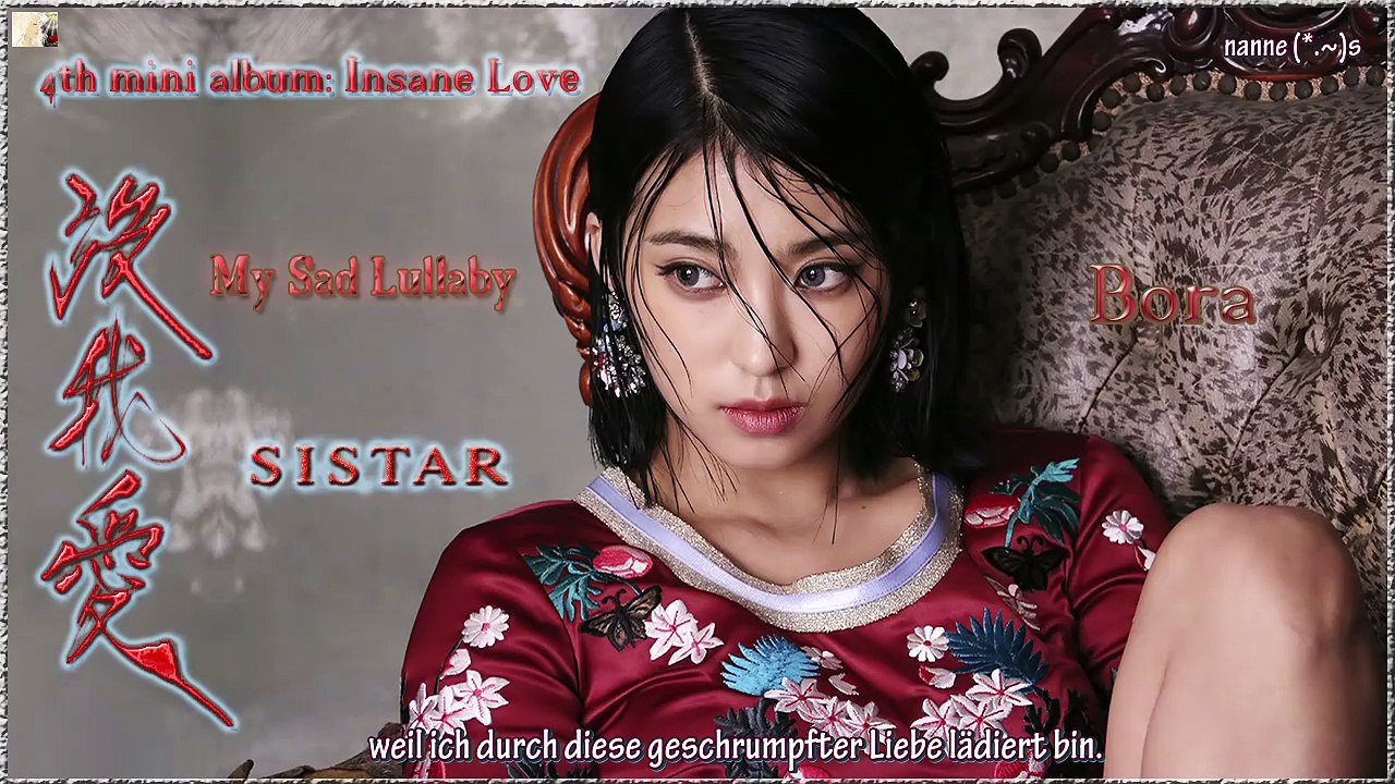 Sistar - My Sad Lullaby k-pop [german Sub]