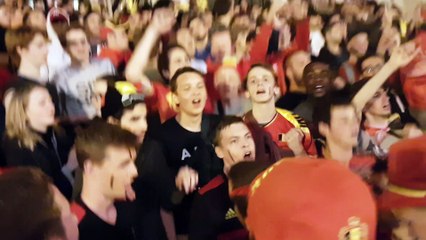 Ambiance à la Bourse après Hongrie-Belgique