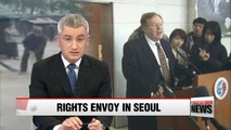 U.S. Special Envoy for N. Korean human rights visits Seoul