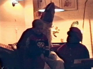 Evil Santa Claus Drops The Kid