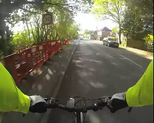 Cycling to work 25 x normal speed