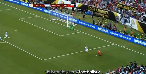 Gonzalo Higuain Incredible Shoot - Argentina vs Chile - Copa America Final - 27/06/2016
