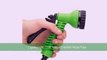 Lightweight 100ft Magic Garden Hose Pipe Tap Connector Multifunction Spray Nozzle Green, 100 fo