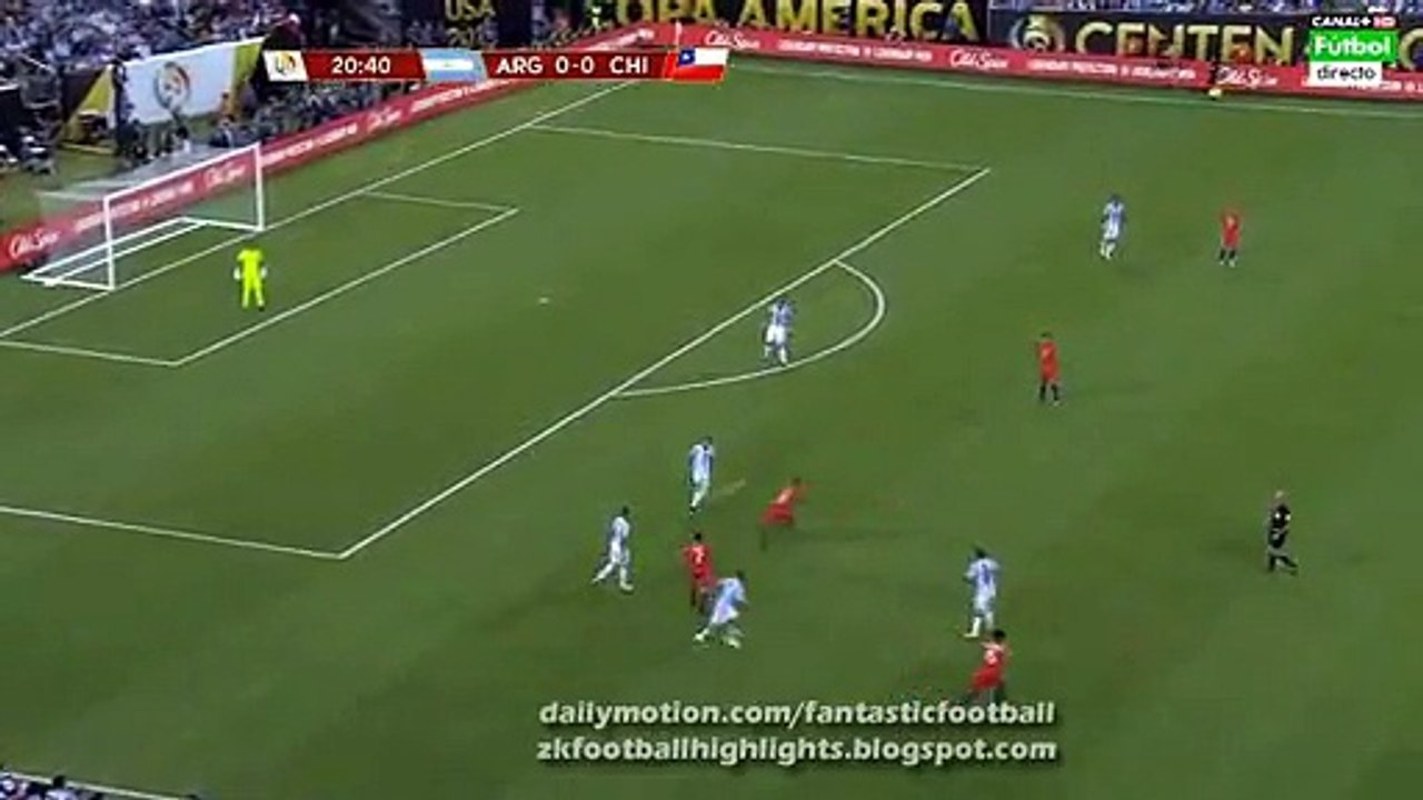 GOAAAL - Argentina 1-0 Chile Copa America