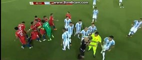 Marcos Rojo Red Card - Argentina 1-0 Chile