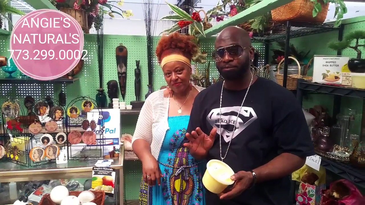 BLAQ ICE SHOPS AT ANGIE'S NATURAL'S SHAE BUTTER