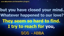 SOS - ABBA - Karaoke Party Songs HD